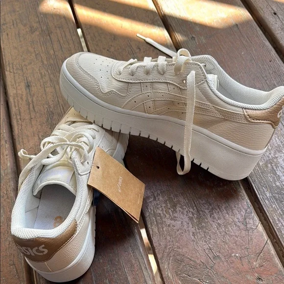 Asics Cream Sneakers - Picture 7 of 12